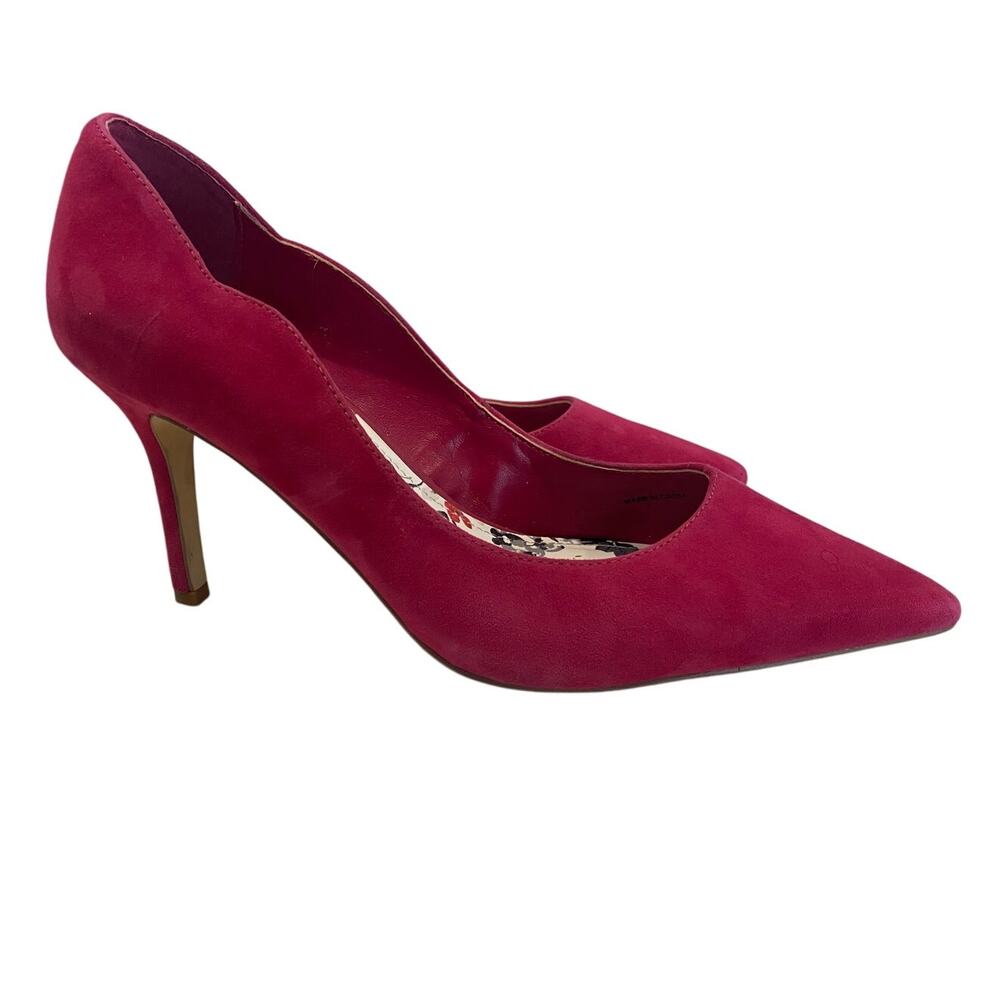 White House Black Market Fucsia Heels Size 6 1/2M